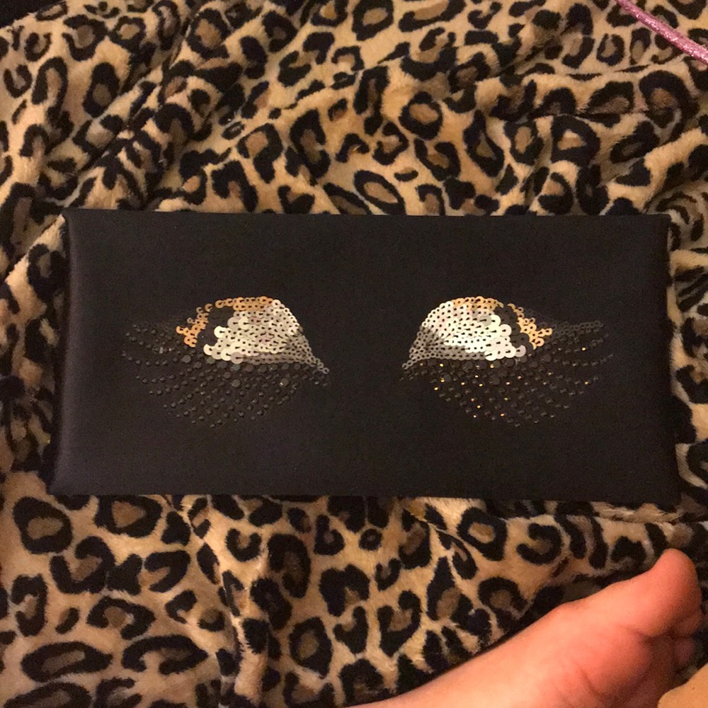 BCBGMaxazria Sequined Dove Clutch